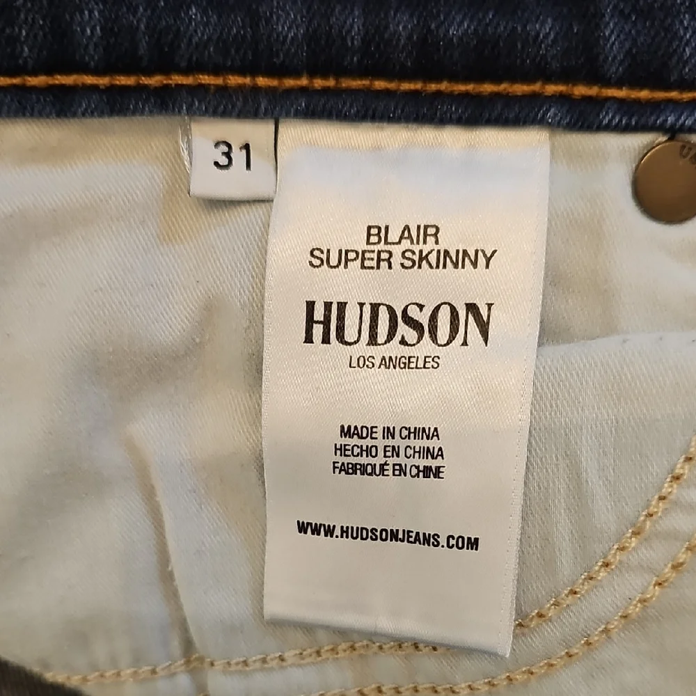 Hudson Blair Super Skinny High Rise Jeans Women's 31 - Picture 4 of 11